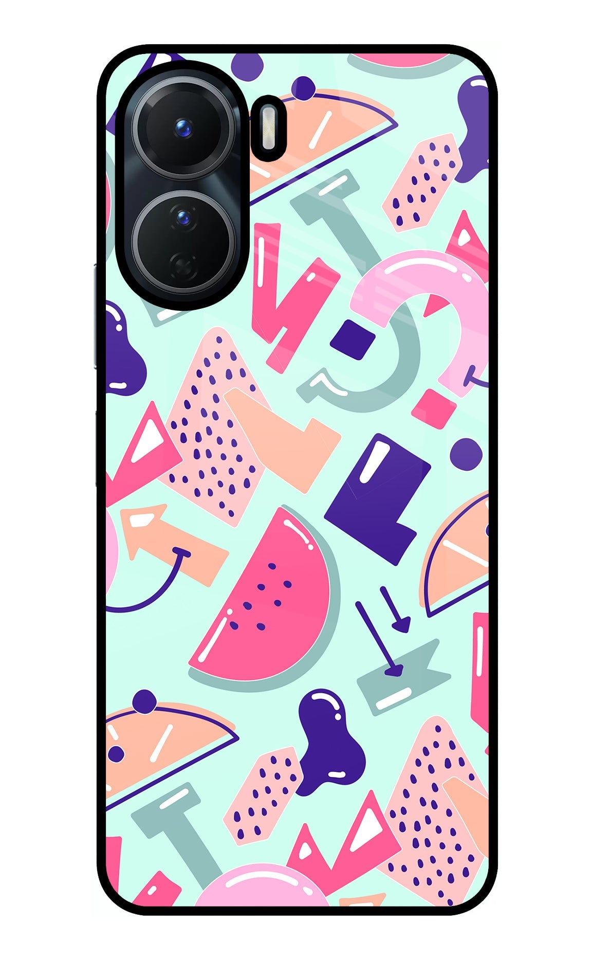 Doodle Pattern Vivo Y56 5G Back Cover