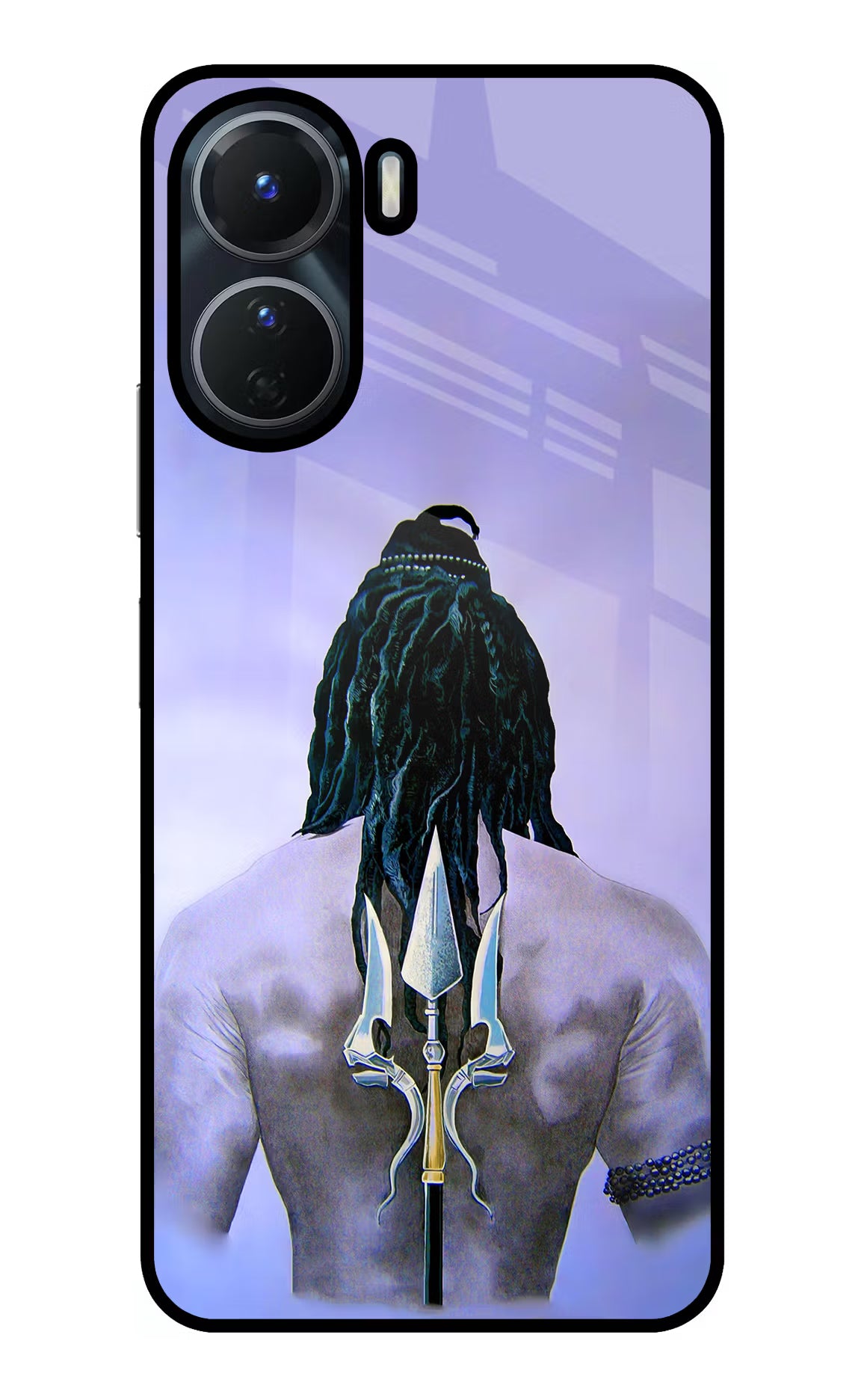 Shiva Vivo Y56 5G Glass Case Back Cover by Casekaro