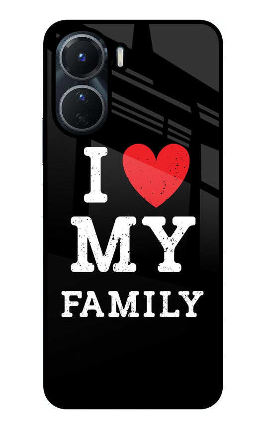 I Love My Family Vivo Y56 5G Glass Case