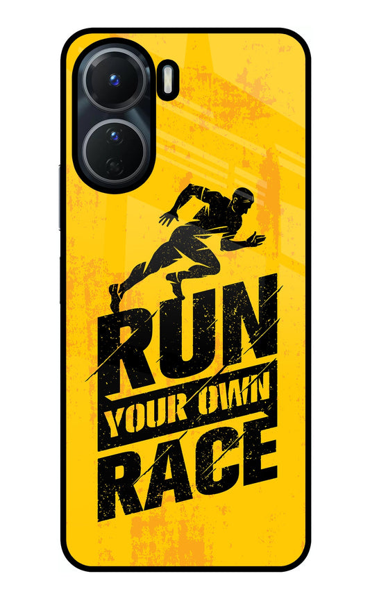 Run Your Own Race Vivo Y56 5G Glass Case