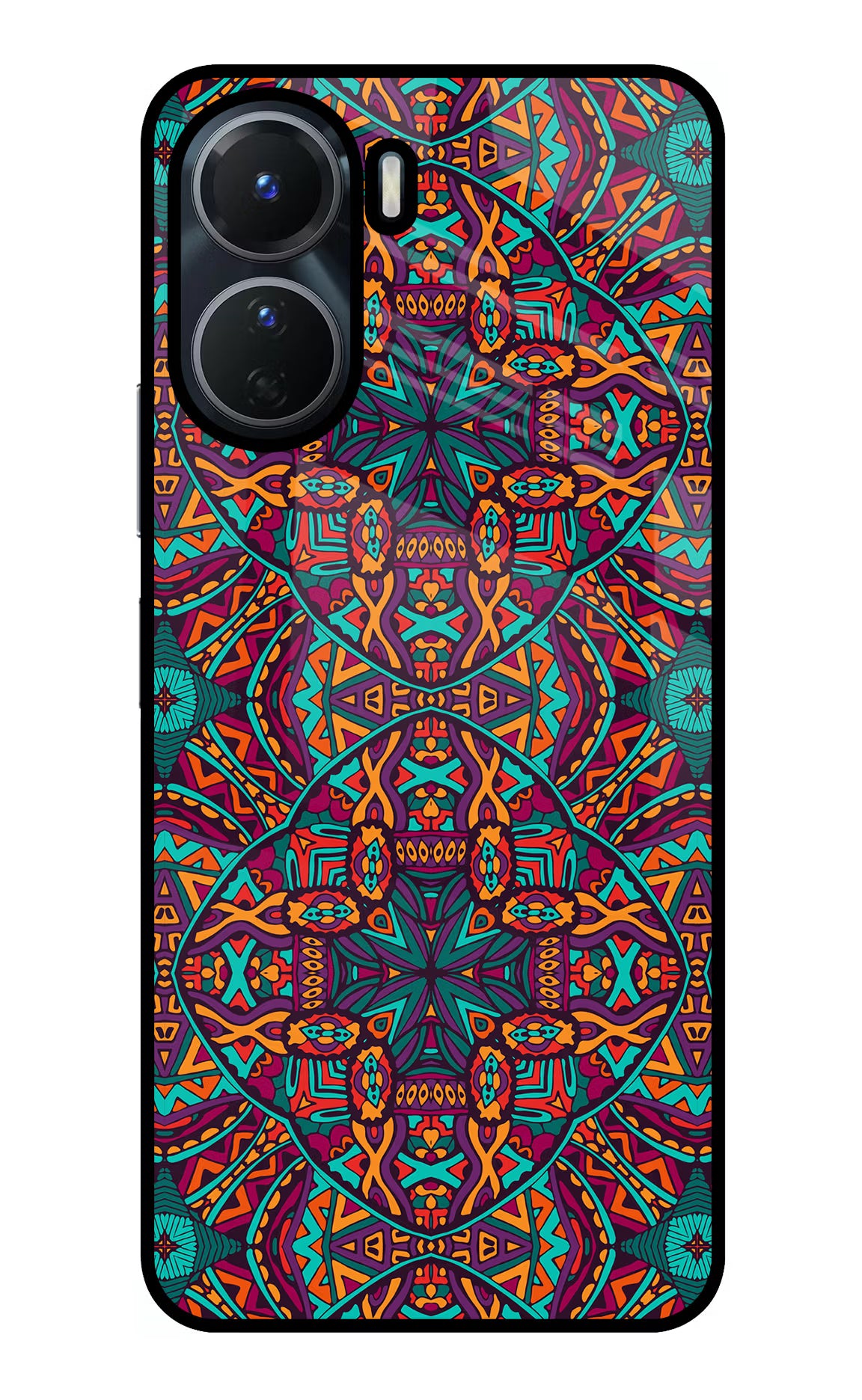 Colour Mandala Vivo Y56 5G Glass Case