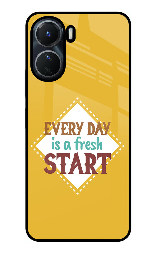 Every day is a Fresh Start Vivo Y56 5G Glass Case