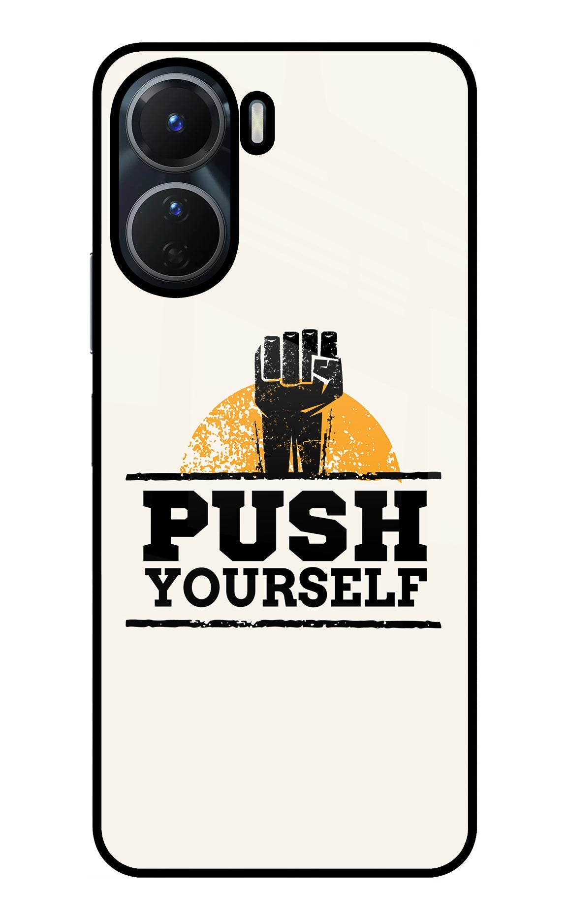 Push Yourself Vivo Y56 5G Glass Case
