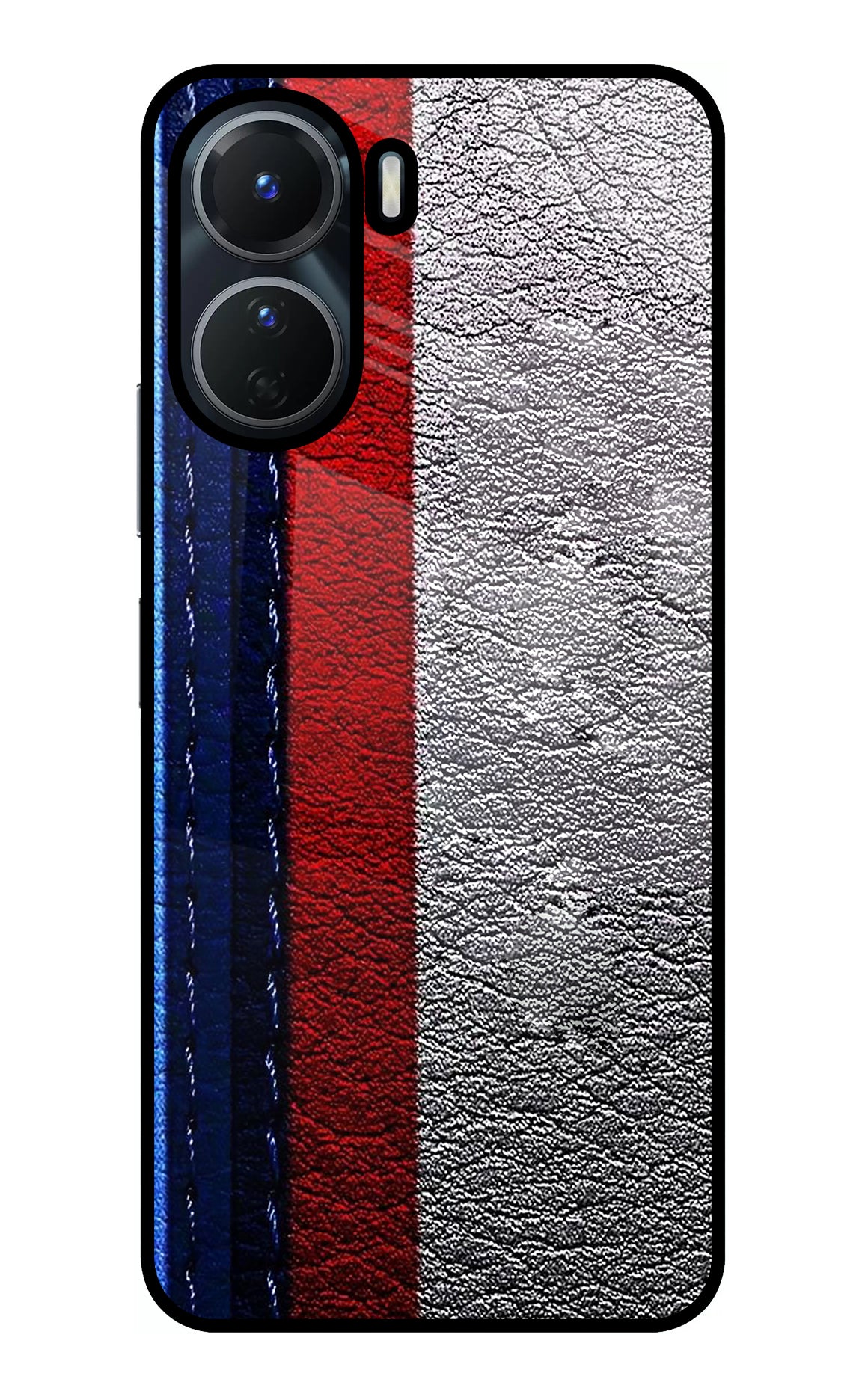 BMW Stripes Vivo Y56 5G Glass Case