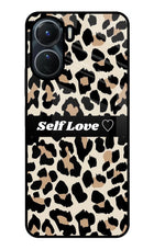 Leopard Print Self Love Vivo Y56 5G Glass Case