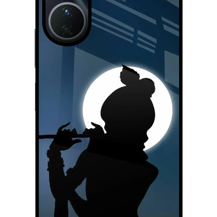 Shri Krishna Silhouette Vivo Y56 5G Glass Case