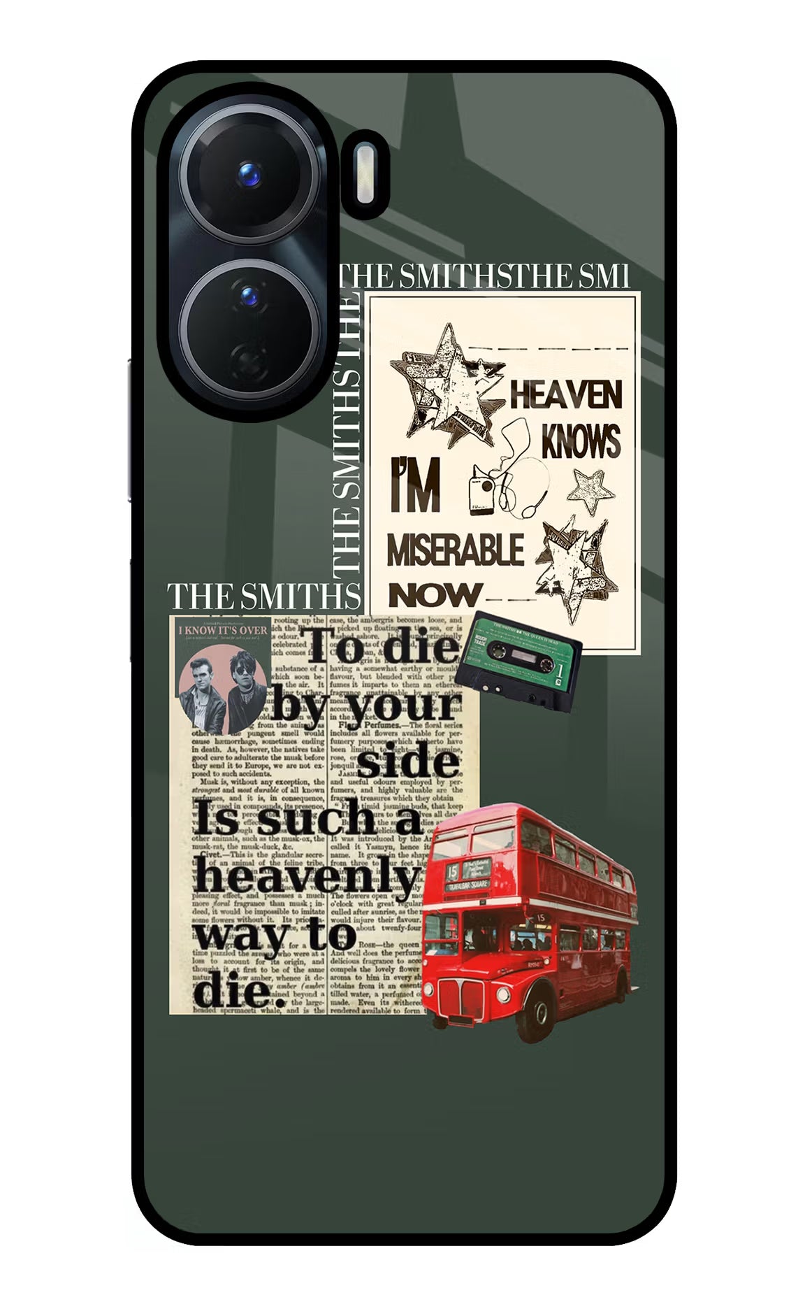 The Smiths Vivo Y56 5G Glass Case Back Cover by Casekaro
