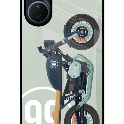 Classic Cafe Racer 99 Vivo Y56 5G Glass Case