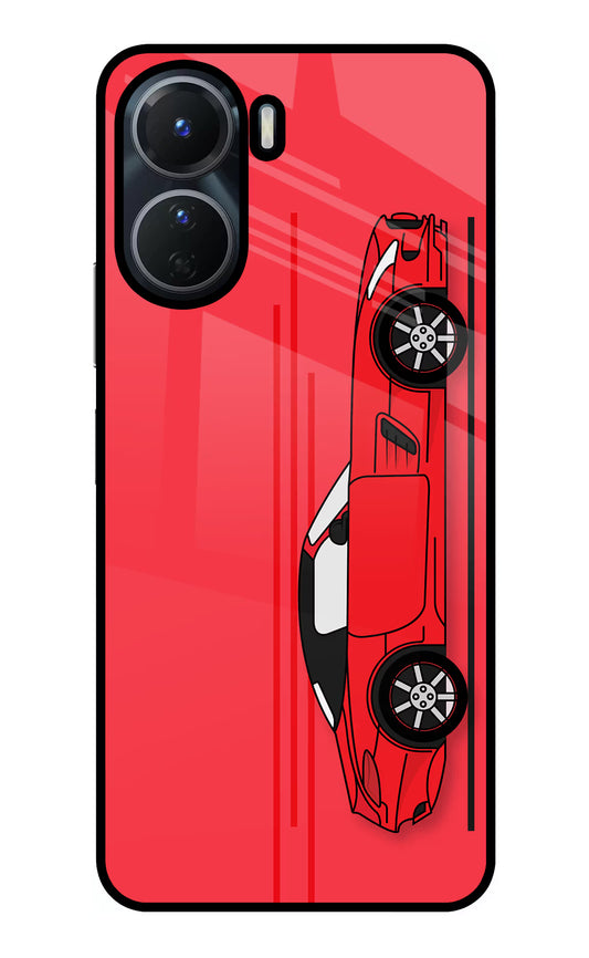 Red Velocity Vivo Y56 5G Glass Case
