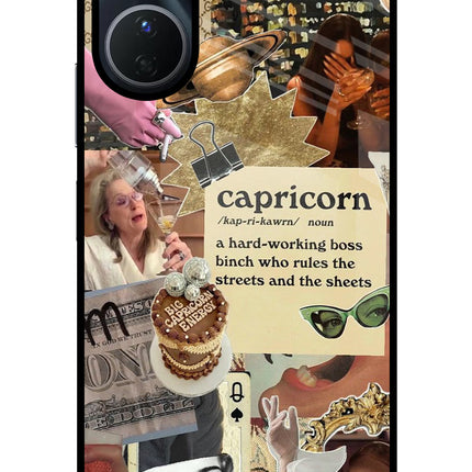 Capricorn Zodiac Vivo Y56 5G Glass Case