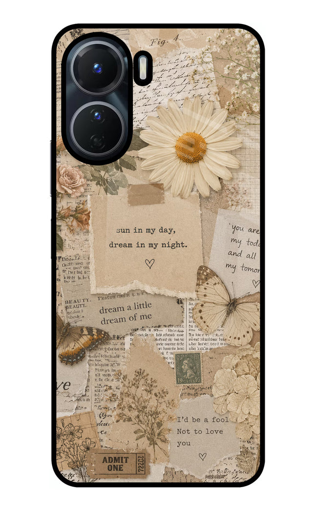 Vintage case Vivo Y56 5G Glass Case