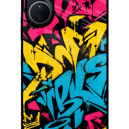 Graffiti Vibe Vivo Y56 5G Glass Case