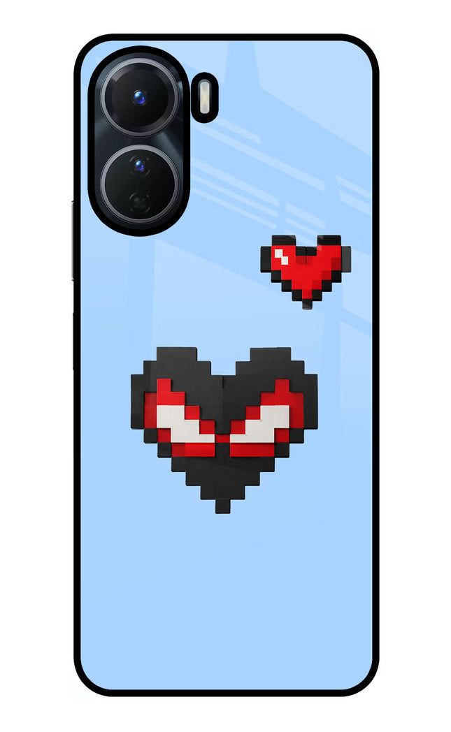 Peter Heart Vivo Y56 5G Glass Case