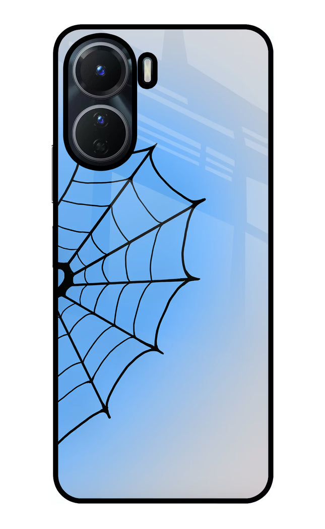 Blue Web Vivo Y56 5G Glass Case