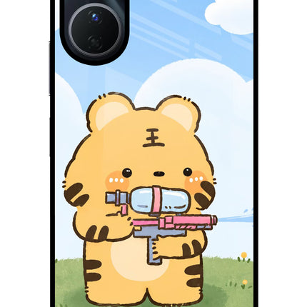 Tiger Treat Vivo Y56 5G Glass Case