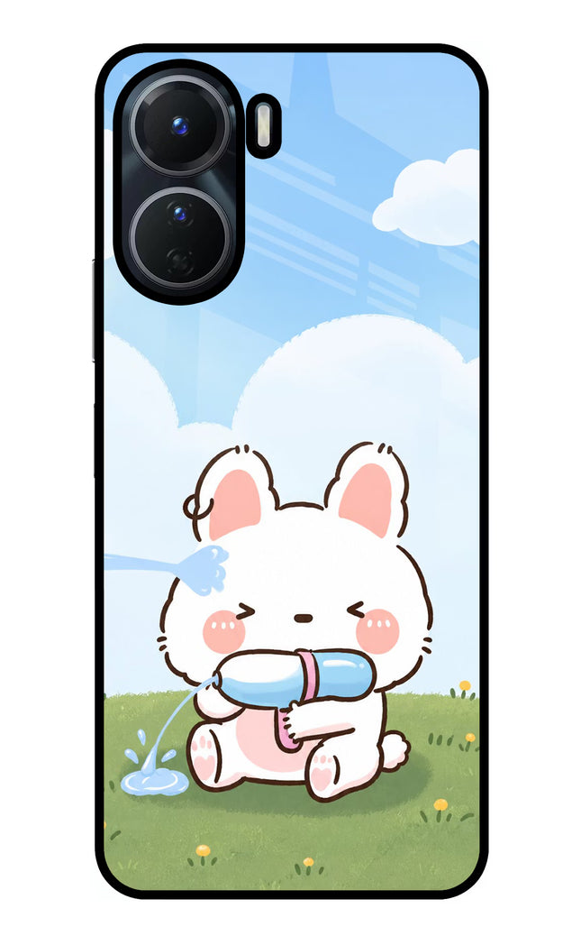 Bunny Treat Vivo Y56 5G Glass Case