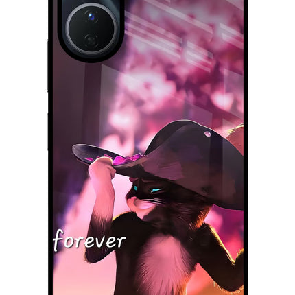 Forever Cat Vivo Y56 5G Glass Case
