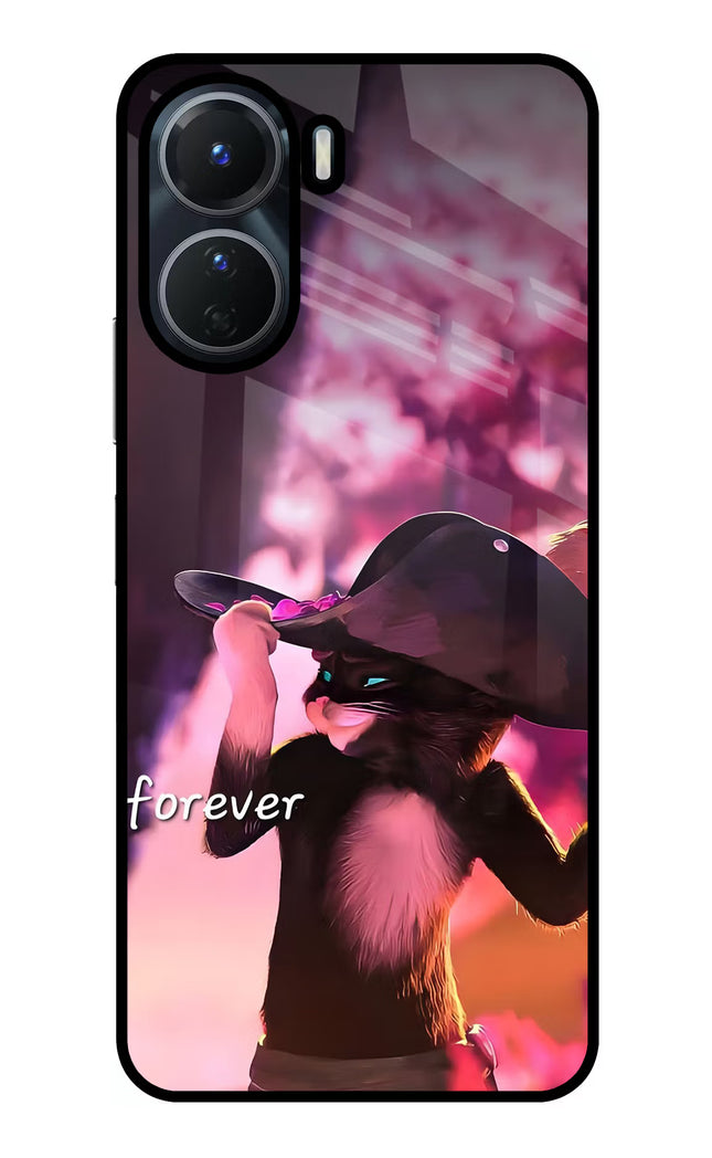 Forever Cat Vivo Y56 5G Glass Case