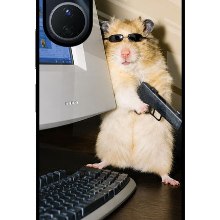 Hacker Hamster Vivo Y56 5G Glass Case