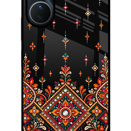 Noir Mehfil Vivo Y56 5G Glass Case