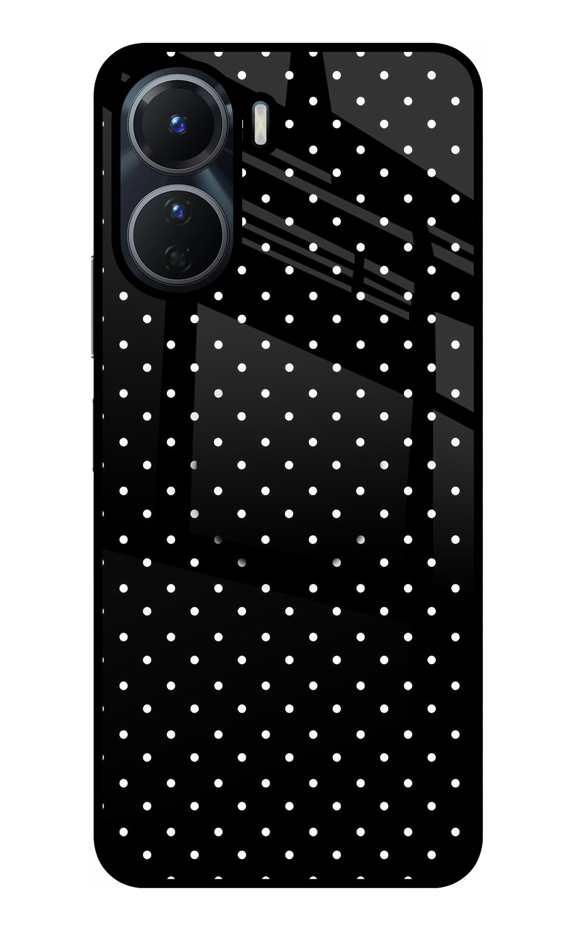 White Dots Vivo Y56 5G Glass Case