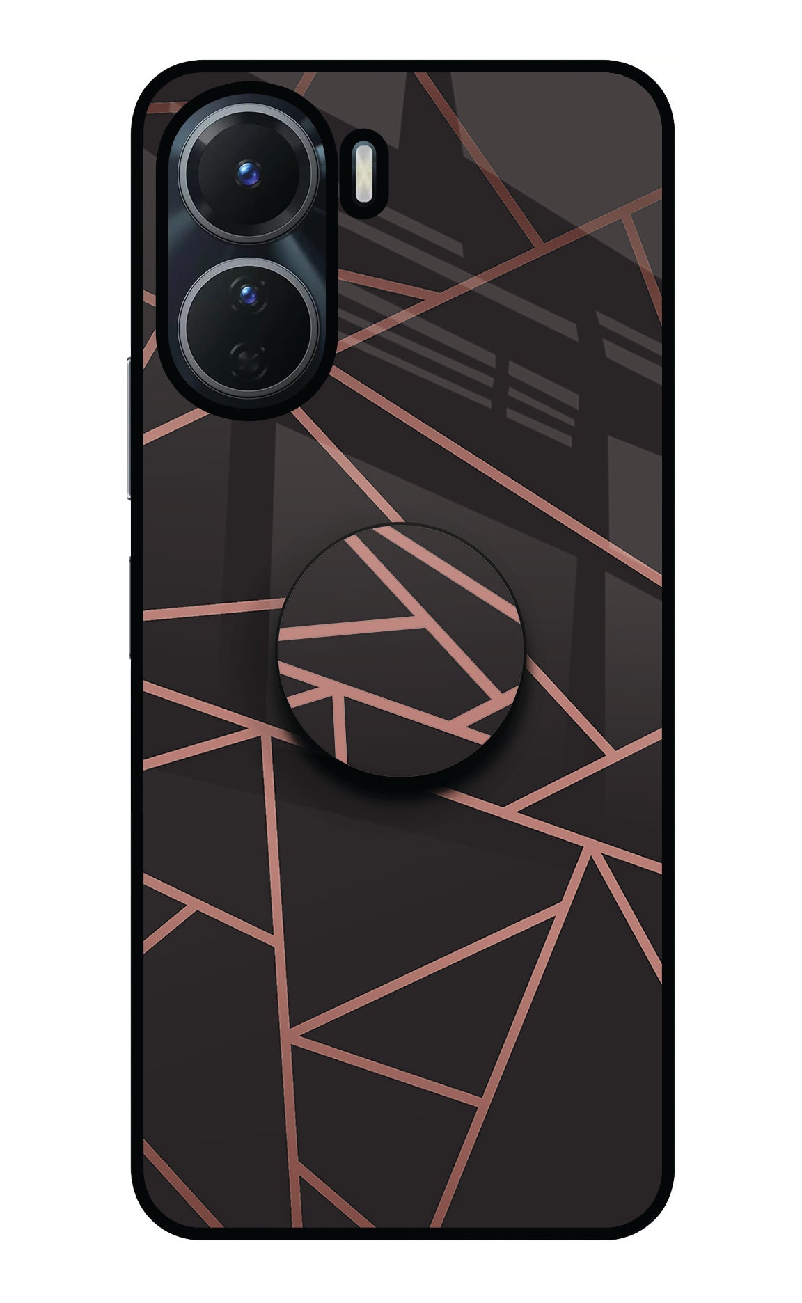 Geometric Pattern Vivo Y56 5G Glass Case