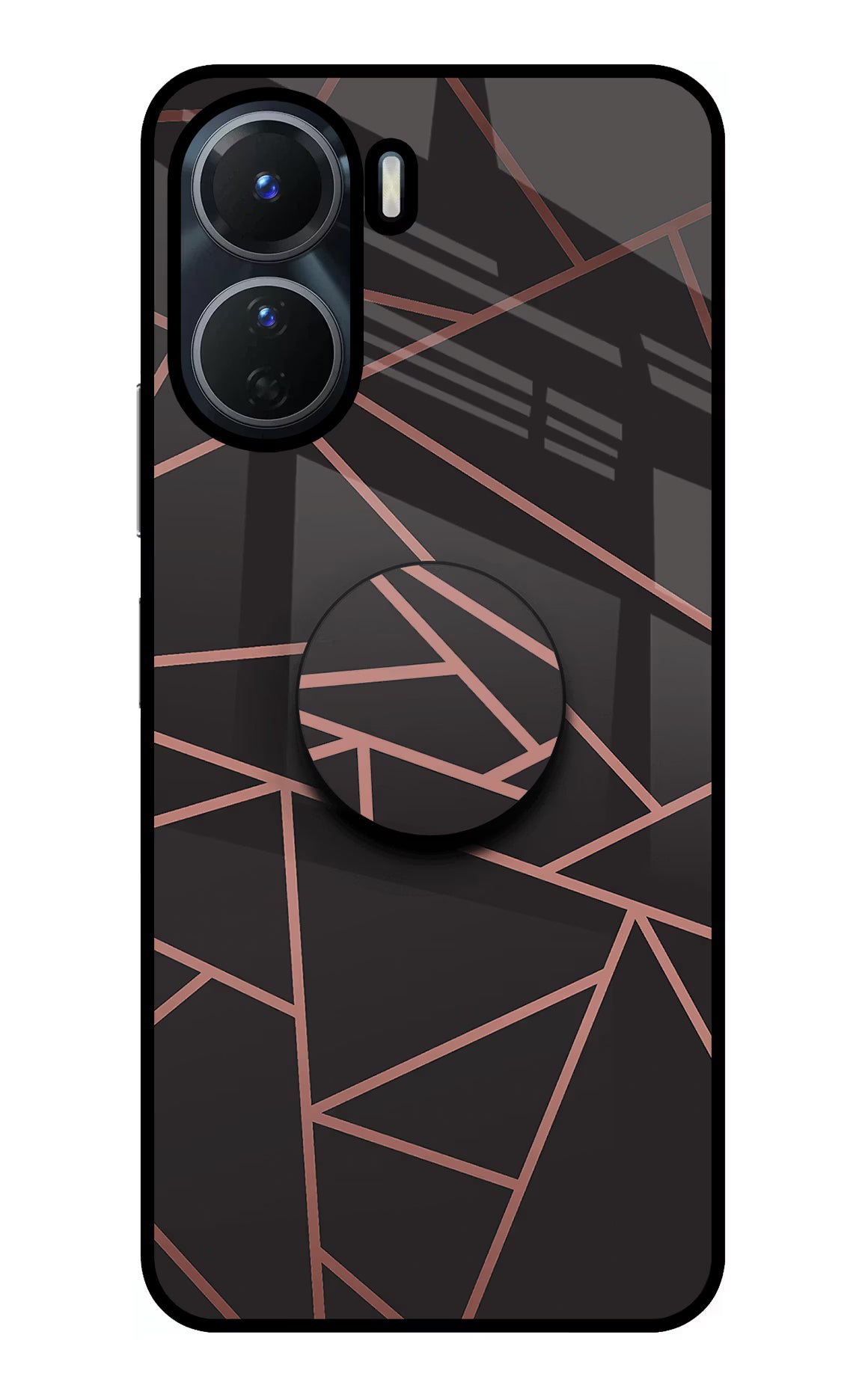 Geometric Pattern Vivo Y56 5G Glass Case