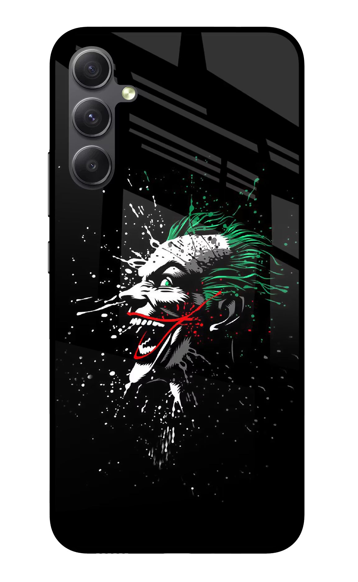 Joker Samsung A34 5G Glass Case Back Cover by Casekaro