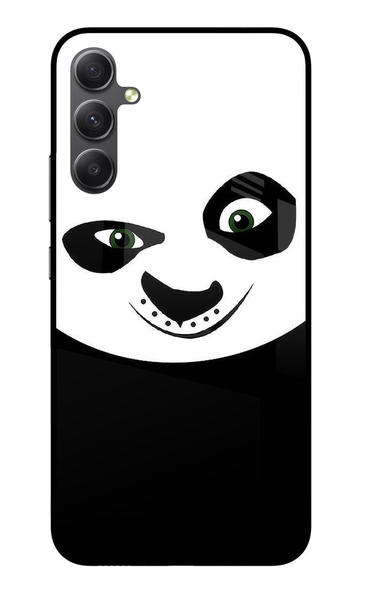 Panda Samsung A34 5G Glass Case