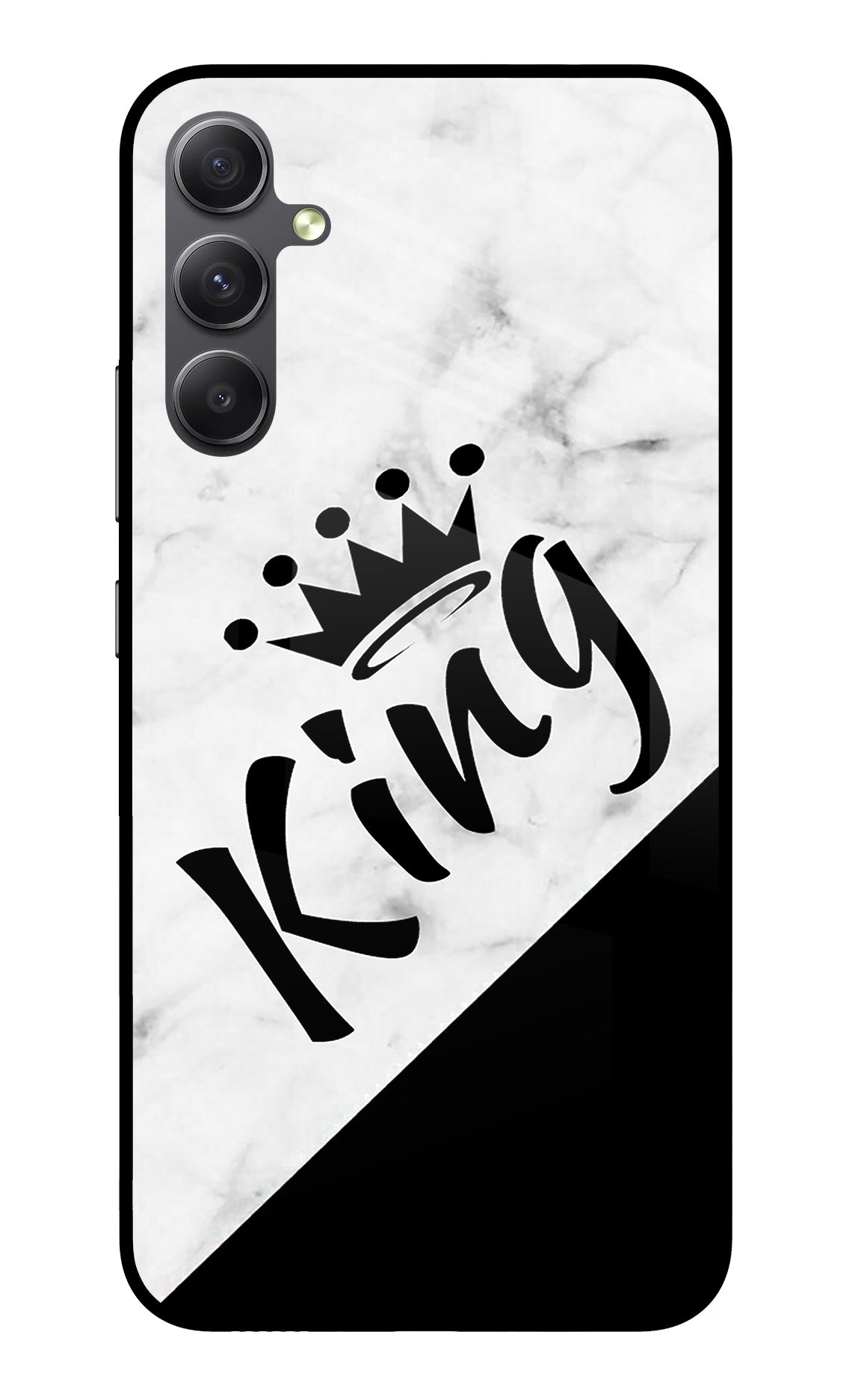 King Samsung A34 5G Glass Case