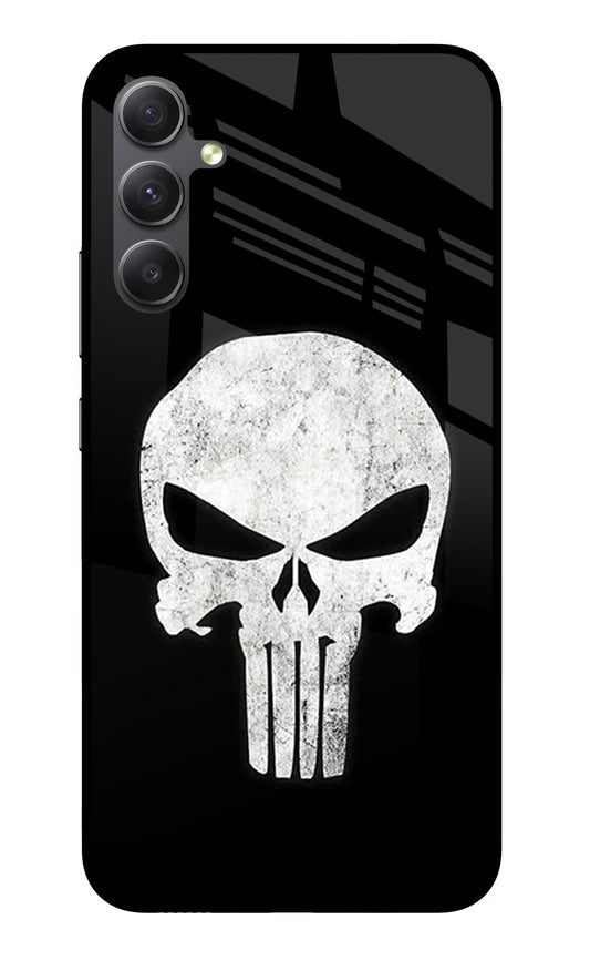 Punisher Skull Samsung A34 5G Glass Case