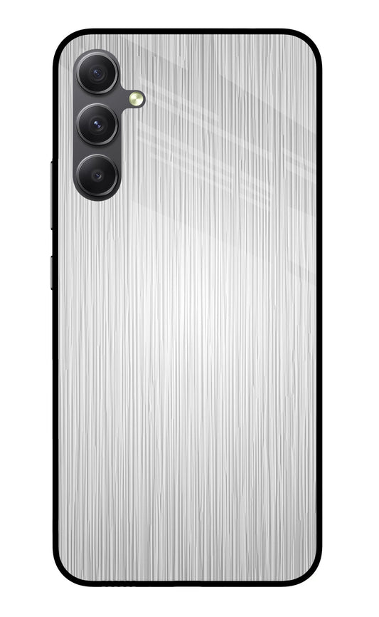 Wooden Grey Texture Samsung A34 5G Glass Case