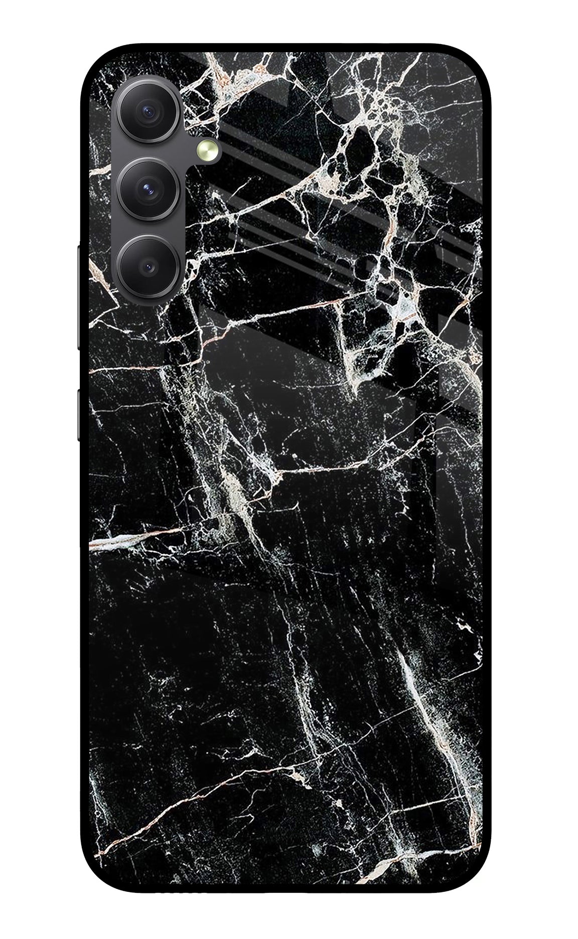 Black Marble Texture Samsung A34 5G Back Cover