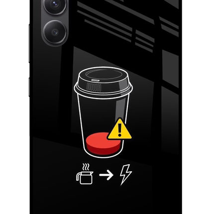 Coffee Samsung A34 5G Glass Case