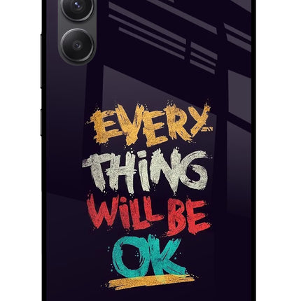 Everything Will Be Ok Samsung A34 5G Glass Case