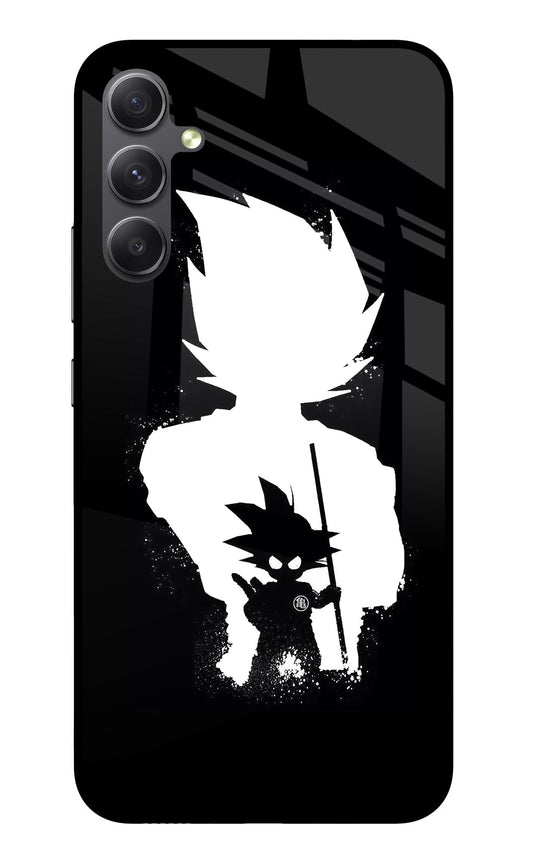 Goku Shadow Samsung A34 5G Glass Case
