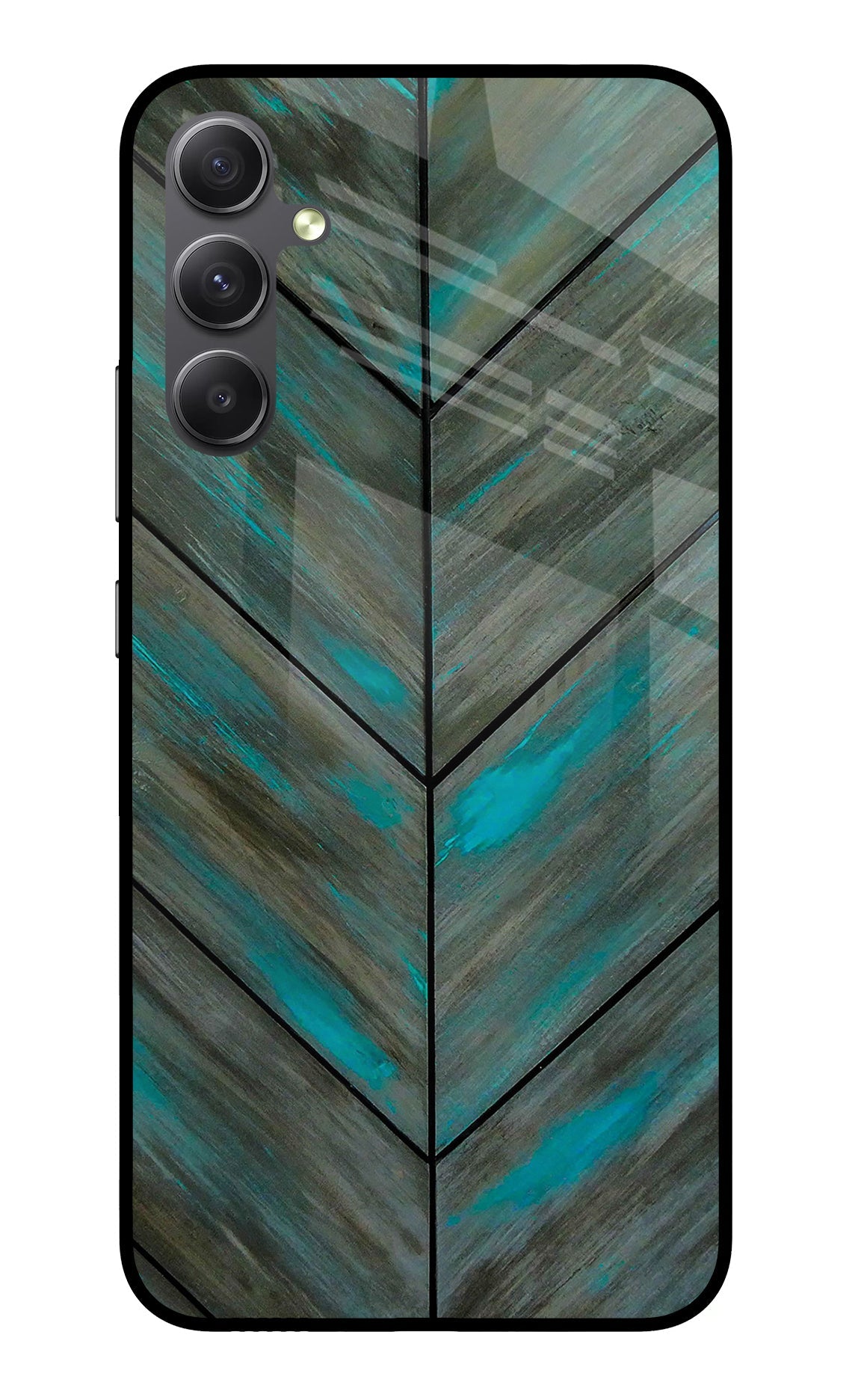 Pattern Samsung A34 5G Glass Case