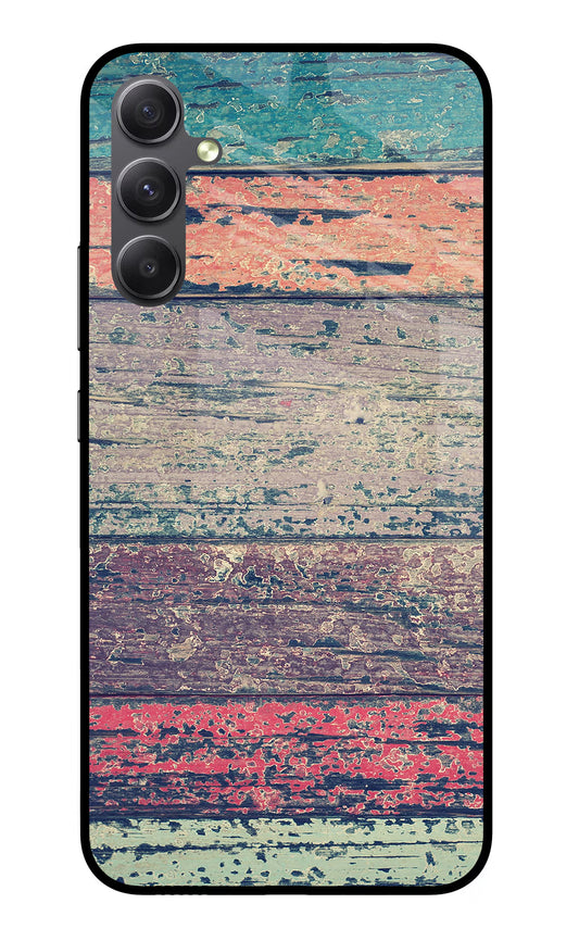Colourful Wall Samsung A34 5G Glass Case