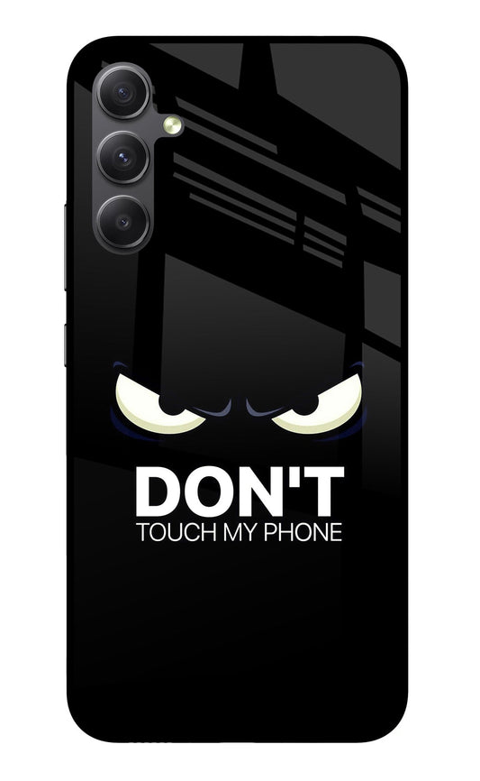 Don'T Touch My Phone Samsung A34 5G Glass Case