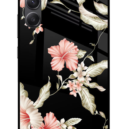 Flowers Samsung A34 5G Glass Case