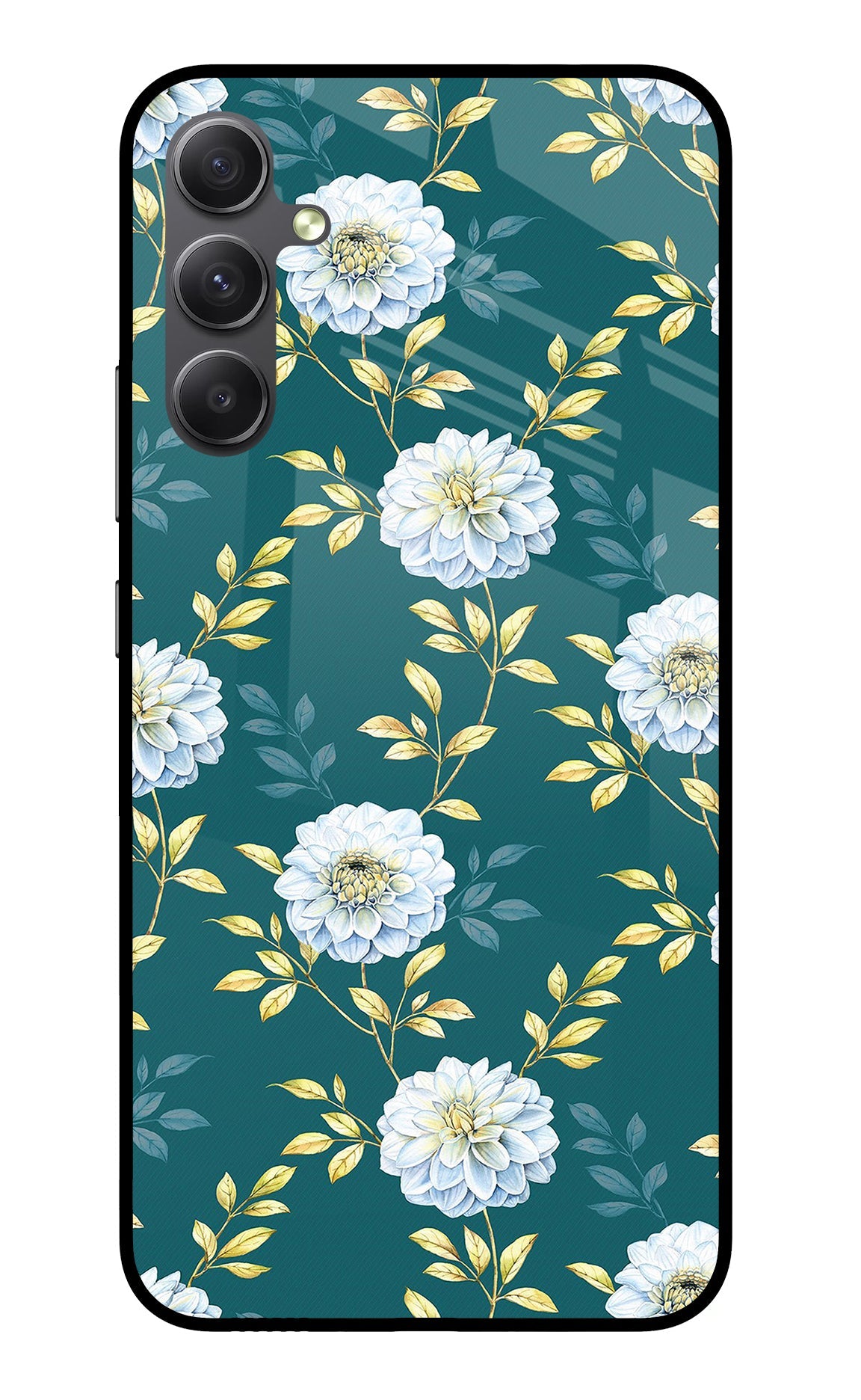 Flowers Samsung A34 5G Back Cover