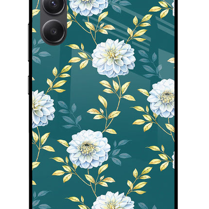 Flowers Samsung A34 5G Glass Case