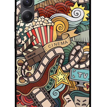Cinema Abstract Samsung A34 5G Glass Case