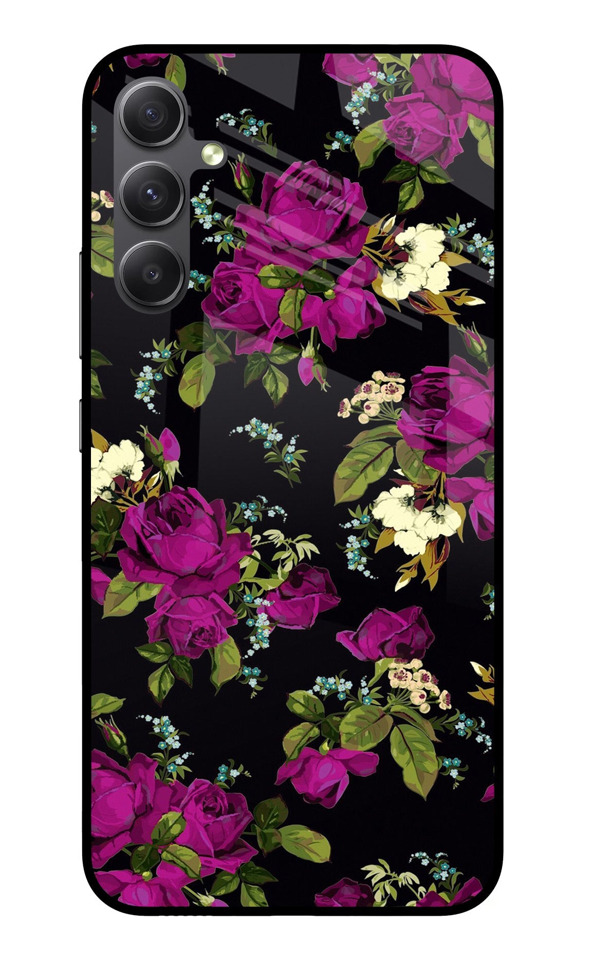 Flowers Samsung A34 5G Back Cover