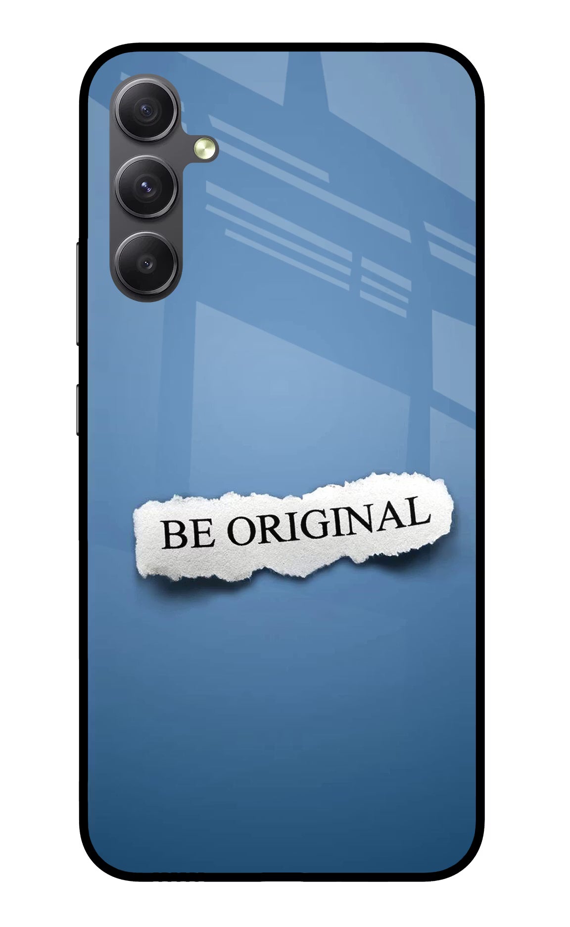 Be Original Samsung A34 5G Glass Case Back Cover by Casekaro