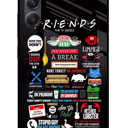 FRIENDS Samsung A34 5G Glass Case