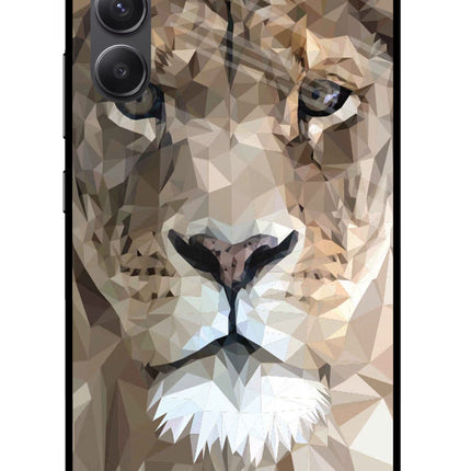 Lion Art Samsung A34 5G Glass Case