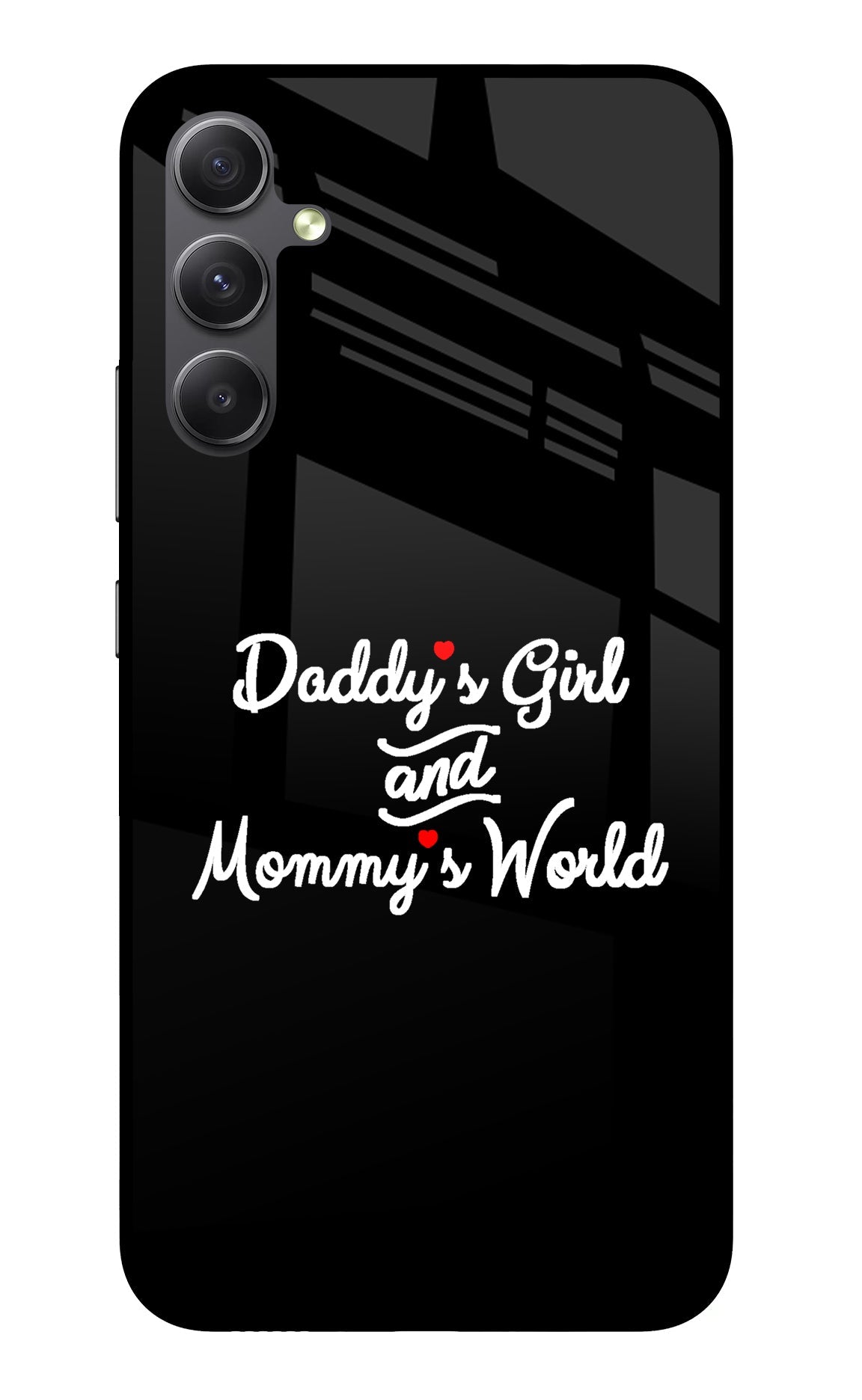 Daddy's Girl and Mommy's World Samsung A34 5G Back Cover