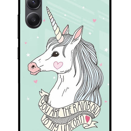Unicorn Wallpaper Samsung A34 5G Glass Case