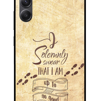 I Solemnly swear that i up to no good Samsung A34 5G Glass Case